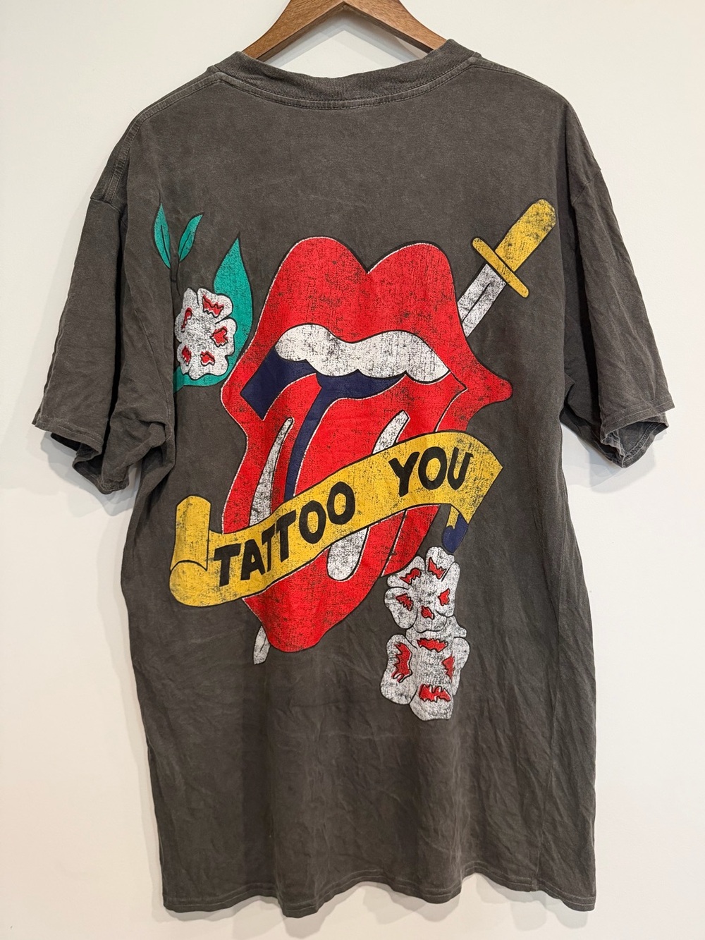 Rolling Stones Candlestick Park 1981 Graphic Tee XL Charcoal Bravado Band Shirt - Picture 2 of 5
